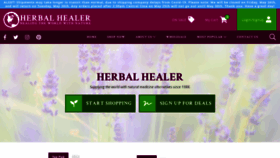 What Herbalhealer.com website looked like in 2023 (This year)