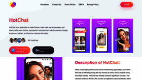 What Hotchatapp.site website looked like in 2023 (This year)