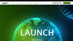 What Hytera.com website looked like in 2023 (This year)