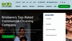 What Hqcleaningservice.com.au website looked like in 2023 (This year)