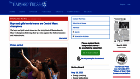 What Harvardpress.com website looked like in 2023 (This year)