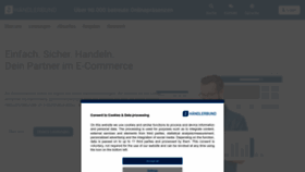 What Haendlerbund.de website looked like in 2023 (This year)