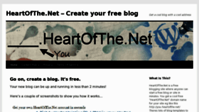 What Heartofthe.net website looked like in 2011 (12 years ago)