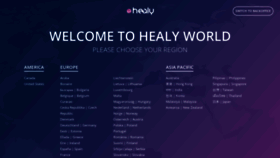 What Healy.shop website looked like in 2023 (This year)