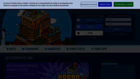 What Habbo.com.br website looked like in 2023 (This year)