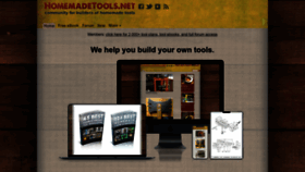 What Homemadetools.net website looked like in 2023 (2 years ago)