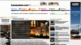 What Homesolute.com website looked like in 2023 (This year)