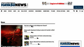 What Havasunews.com website looked like in 2023 (This year)