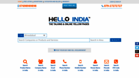 What Helloindia.co website looked like in 2023 (This year)