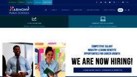 What Harmonytx.org website looked like in 2023 (This year)