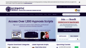 What Hypnoticworld.com website looked like in 2023 (This year)