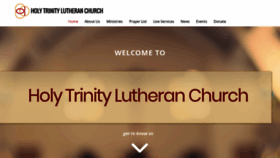 What Holytrinitygastonia.org website looked like in 2023 (This year)