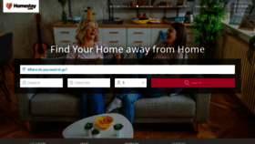 What Homestay.com website looked like in 2023 (This year)
