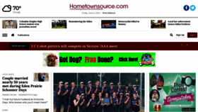 What Hometownsource.com website looked like in 2023 (This year)