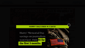 What Houmatoday.com website looked like in 2023 (This year)
