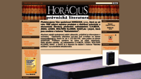 What Horacius.com website looked like in 2023 (This year)