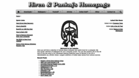 What Hiren.info website looked like in 2023 (3 years ago)