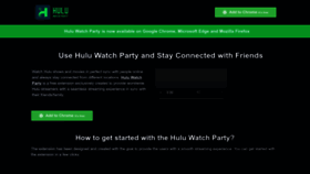 What Huluwatchparty.com website looked like in 2023 (This year)