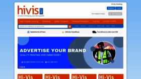 What Hivis.net website looked like in 2023 (This year)