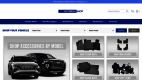 What Hyundaishop.com website looked like in 2023 (This year)