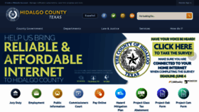 What Hidalgocounty.us website looked like in 2023 (This year)