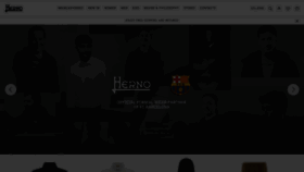 What Herno.com website looked like in 2023 (This year)