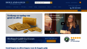What Hollandgold.nl website looked like in 2023 (This year)