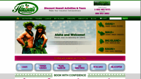 What Hawaiidiscount.com website looked like in 2023 (This year)
