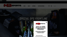 What Headbangersports.com website looked like in 2023 (This year)