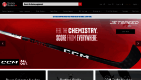 What Hockeymonkey.ca website looked like in 2023 (This year)