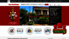What Hvar-properties.com website looked like in 2023 (This year)