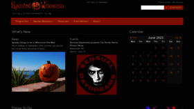 What Hauntedwisconsin.com website looked like in 2023 (This year)