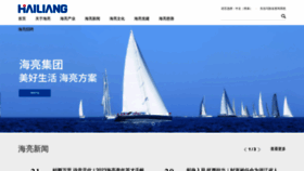 What Hailiang.com website looked like in 2023 (This year)