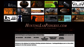 What Huntinglabpedigree.com website looked like in 2023 (This year)