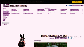 What Hausfrauenseite.de website looked like in 2023 (This year)