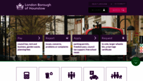 What Hounslow.gov.uk website looked like in 2023 (This year)