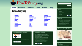 What Howtostudy.org website looked like in 2023 (This year)