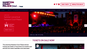 What Hamptoncourtpalacefestival.com website looked like in 2023 (This year)
