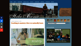 What Hobomama.com website looked like in 2023 (This year)