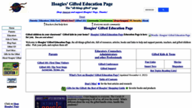 What Hoagiesgifted.org website looked like in 2023 (3 years ago)