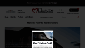 What Hartvilletool.com website looked like in 2023 (This year)