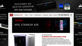 What Hardwareluxx.de website looked like in 2023 (This year)