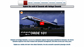 What Heritageconcorde.com website looked like in 2023 (This year)