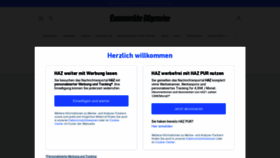 What Haz.de website looked like in 2023 (This year)