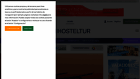 What Hosteltur.com website looked like in 2023 (This year)