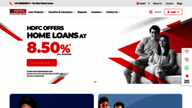 What Hdfc.com website looked like in 2023 (This year)