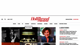 What Hollywoodreporter.com website looked like in 2023 (This year)