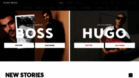 What Hugoboss.com website looked like in 2023 (This year)