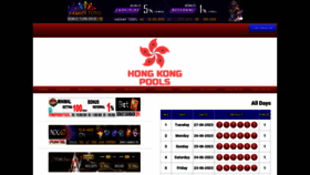 What Hongkongpools.community website looked like in 2023 (This year)