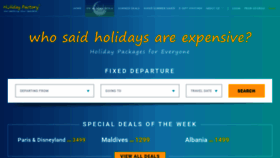 What Holiday-factory.com website looked like in 2023 (This year)